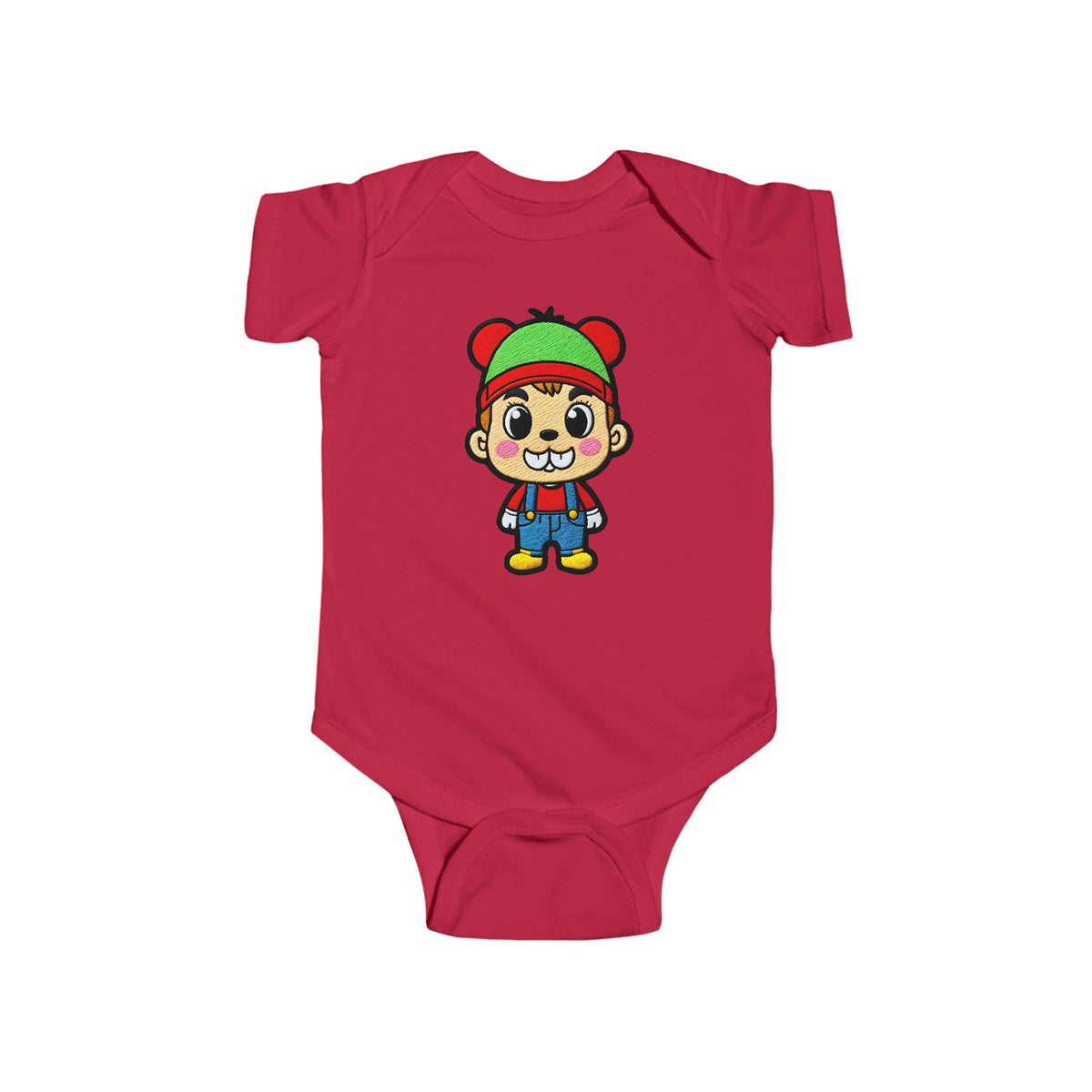 SUPER MARKO Infant Fine Jersey Bodysuit NB: 0 - 24 mo