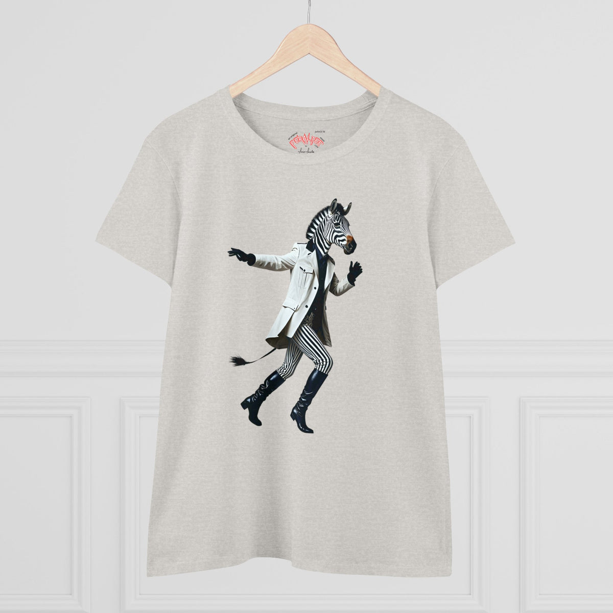 Camiseta de algodón de peso medio para mujer ZEB 1