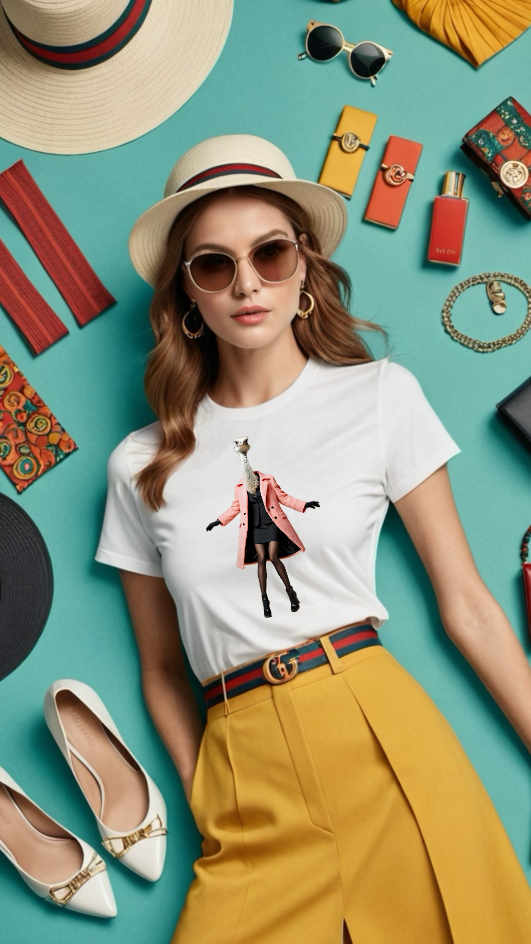 Camiseta de algodón de peso medio para mujer DUCHESS