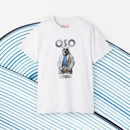 OSO-LUTIONS- Camiseta Unisex de Algodón Ultra Suave 