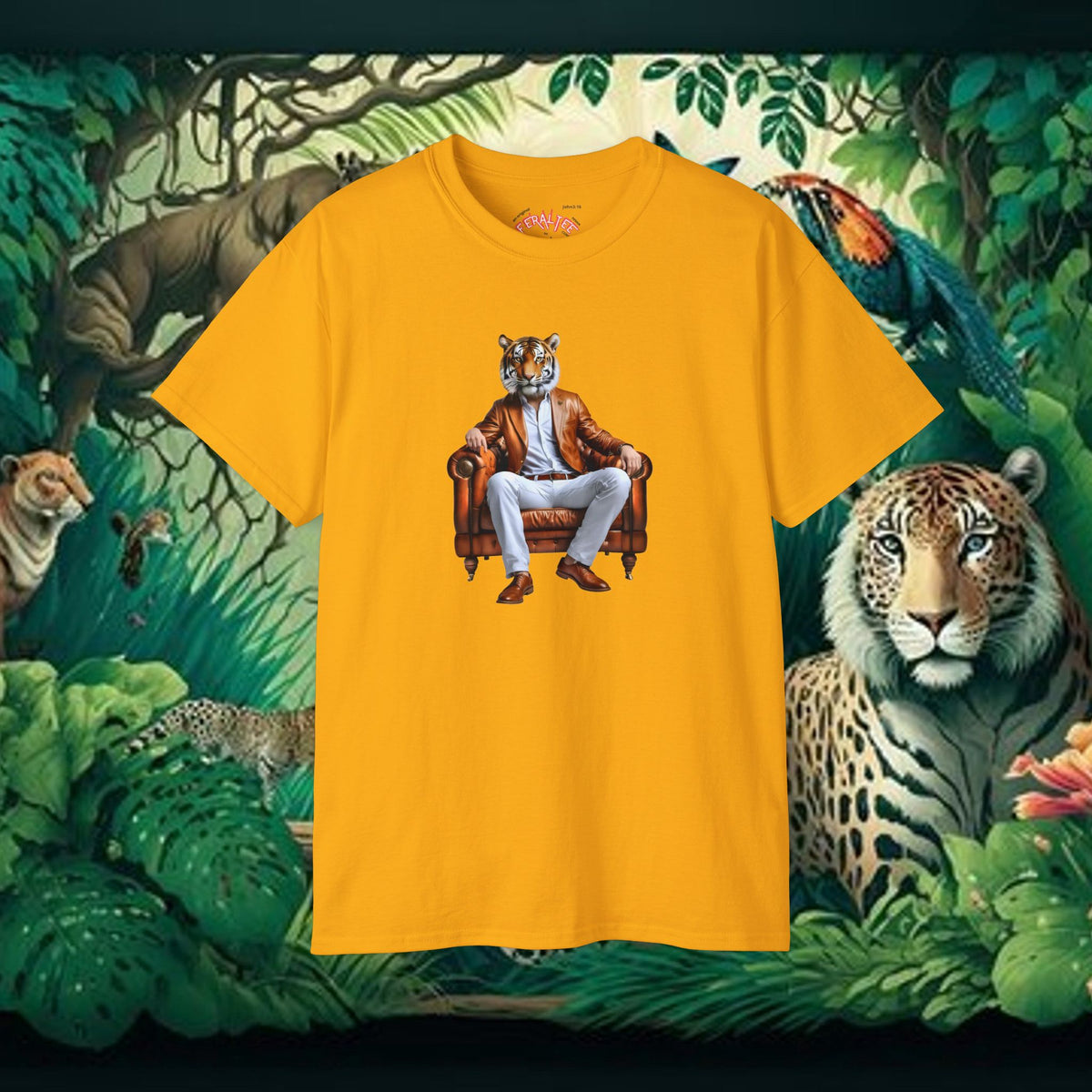 CROUCHING TIGER Unisex Ultra Cotton Tee
