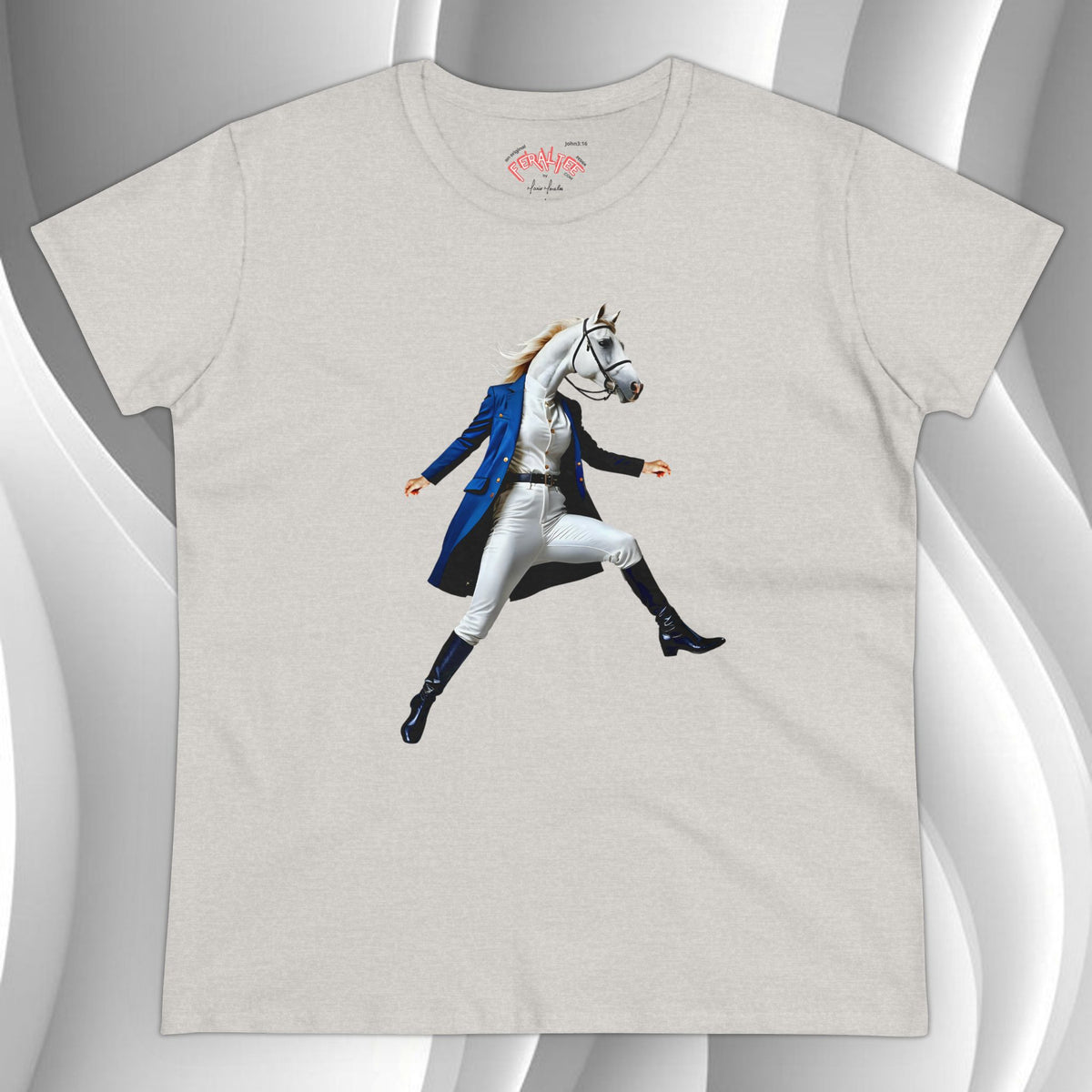 BELLE Women's Midweight Cotton Tee