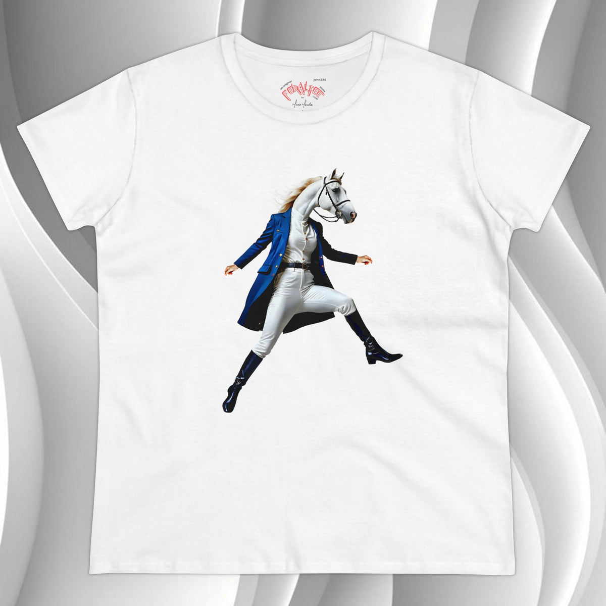 BELLE Women's Midweight Cotton Tee