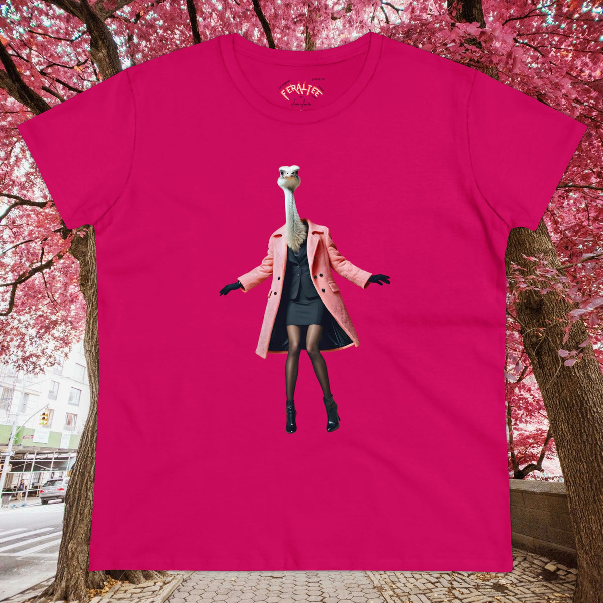 Camiseta de algodón de peso medio para mujer DUCHESS