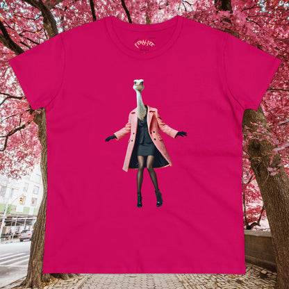 Camiseta de algodón de peso medio para mujer DUCHESS