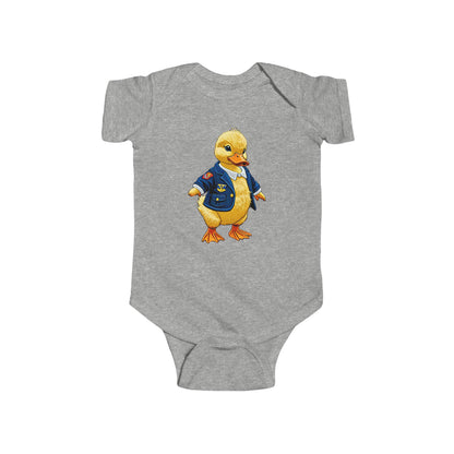 DUCKY DENIM Infant Fine Jersey Bodysuit NB: 0 - 24 mo
