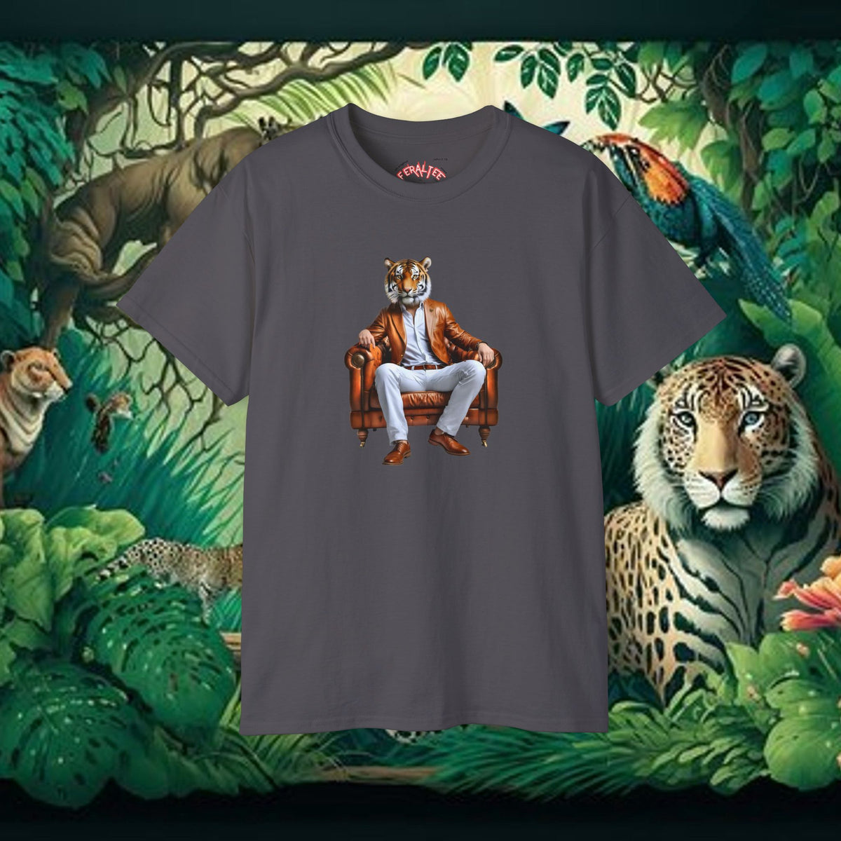 CROUCHING TIGER Unisex Ultra Cotton Tee