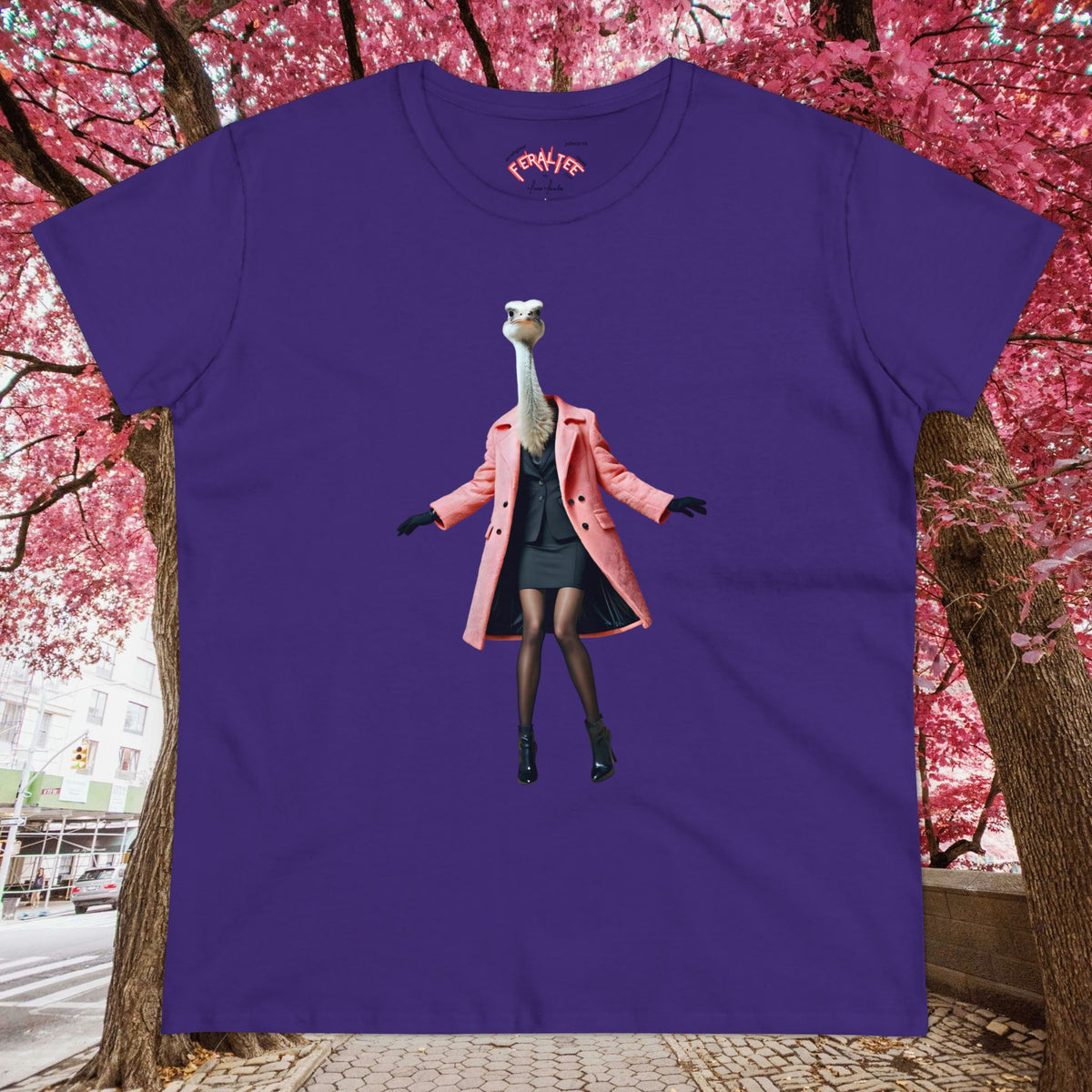 Camiseta de algodón de peso medio para mujer DUCHESS