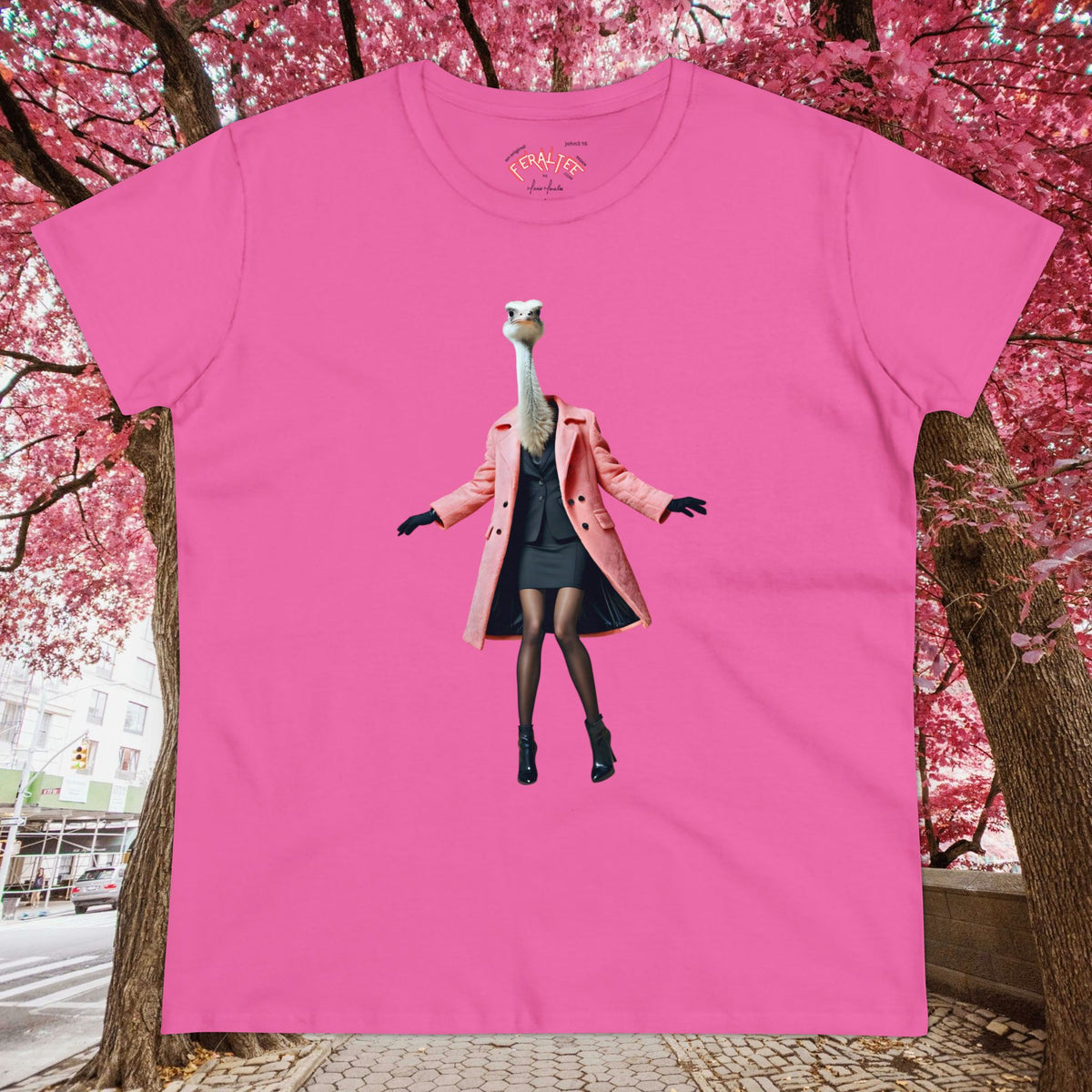 Camiseta de algodón de peso medio para mujer DUCHESS