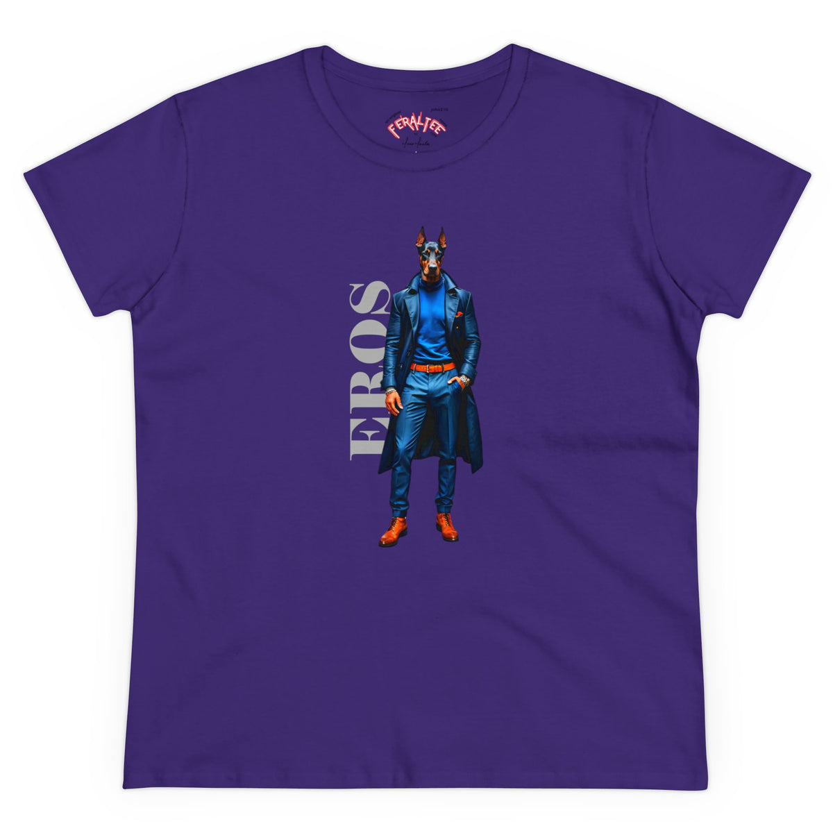 Camiseta de algodón de peso medio para mujer EROS 