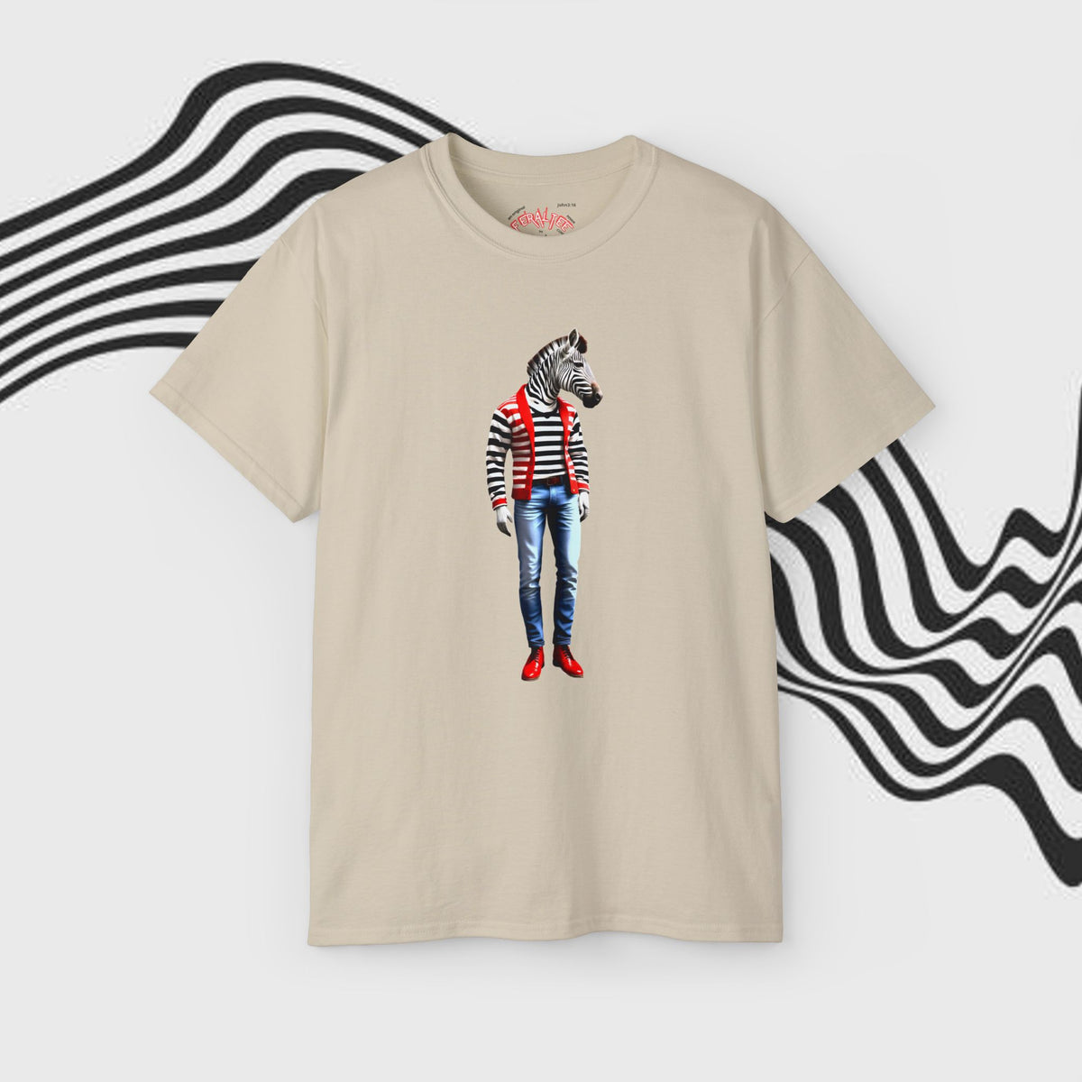 ZEBRO- Camiseta Unisex de Algodón Ultra Fino