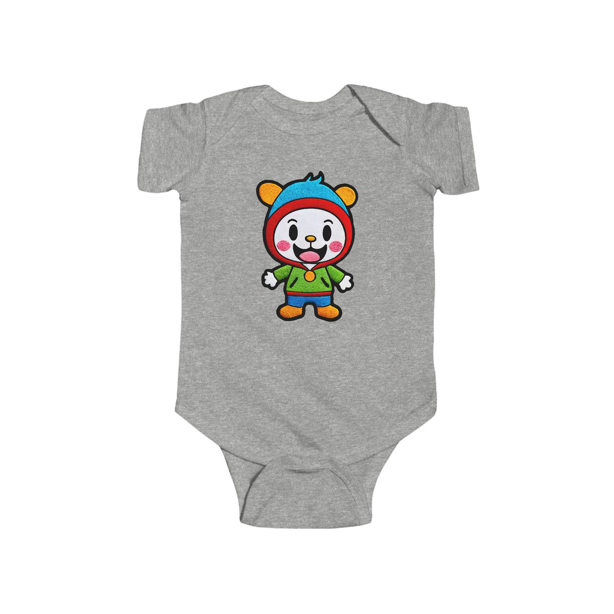 SMILEY Infant Fine Jersey Bodysuit NB: 0 - 24 mo