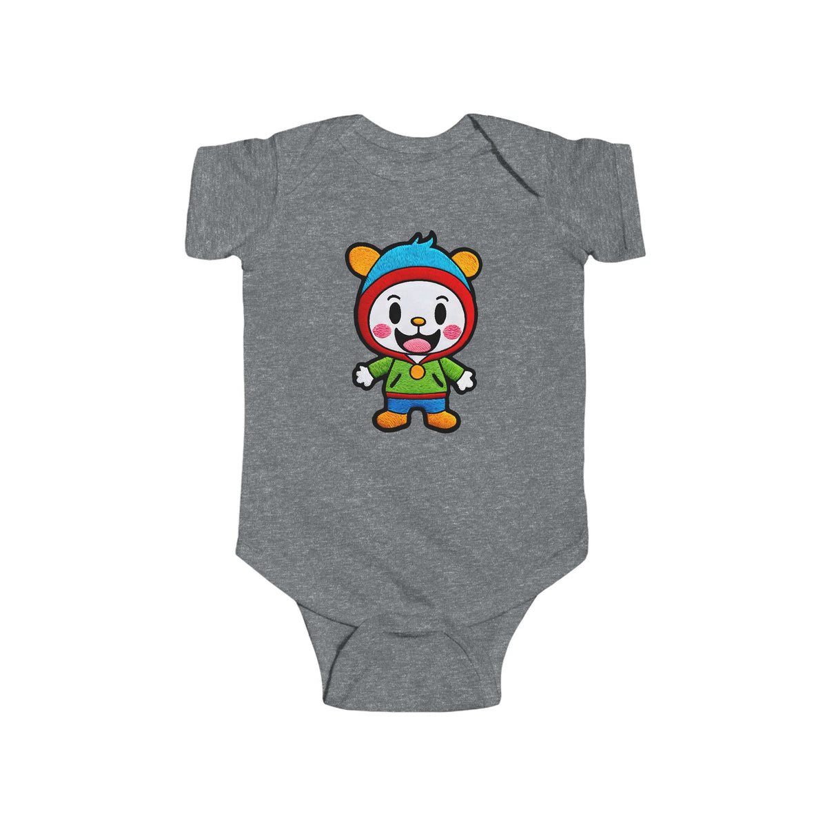 SMILEY Infant Fine Jersey Bodysuit NB: 0 - 24 mo