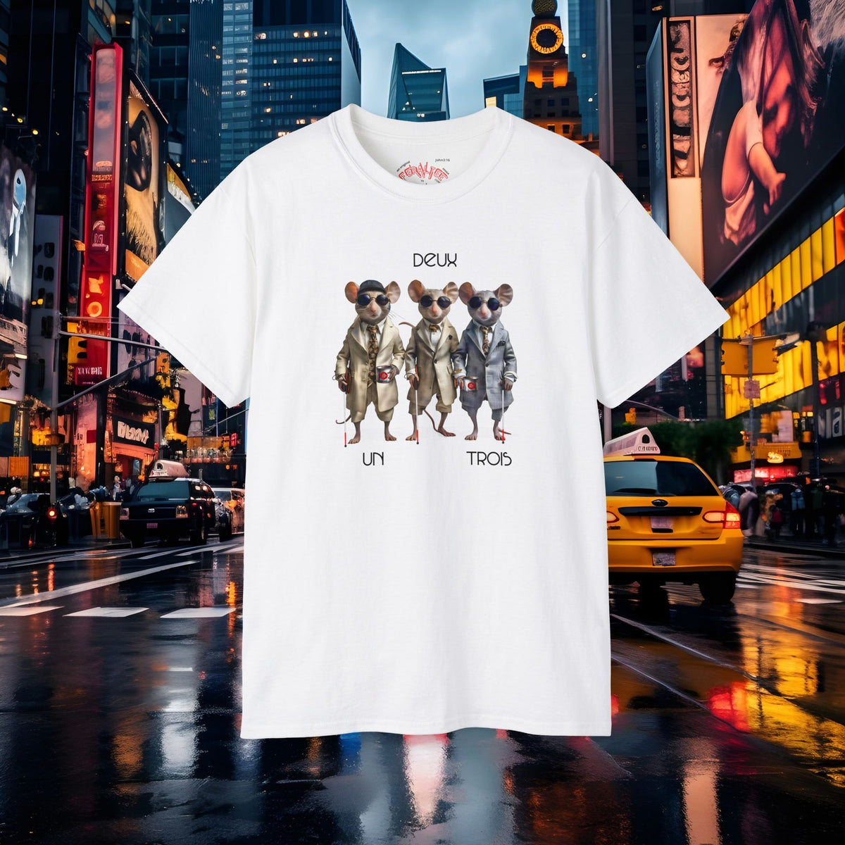 THREE BLIND MICE Unisex Ultra Cotton Tee