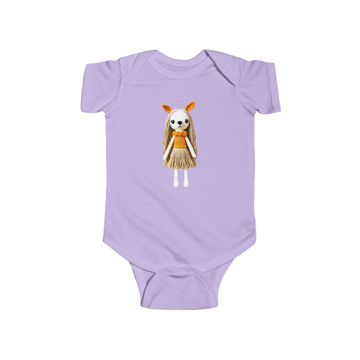 ISABELLA Infant Fine Jersey Bodysuit NB: 0-24 mos