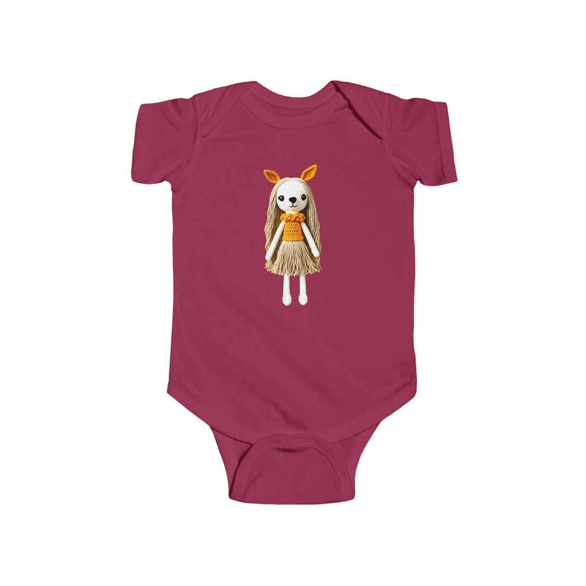 ISABELLA Infant Fine Jersey Bodysuit NB: 0-24 mos