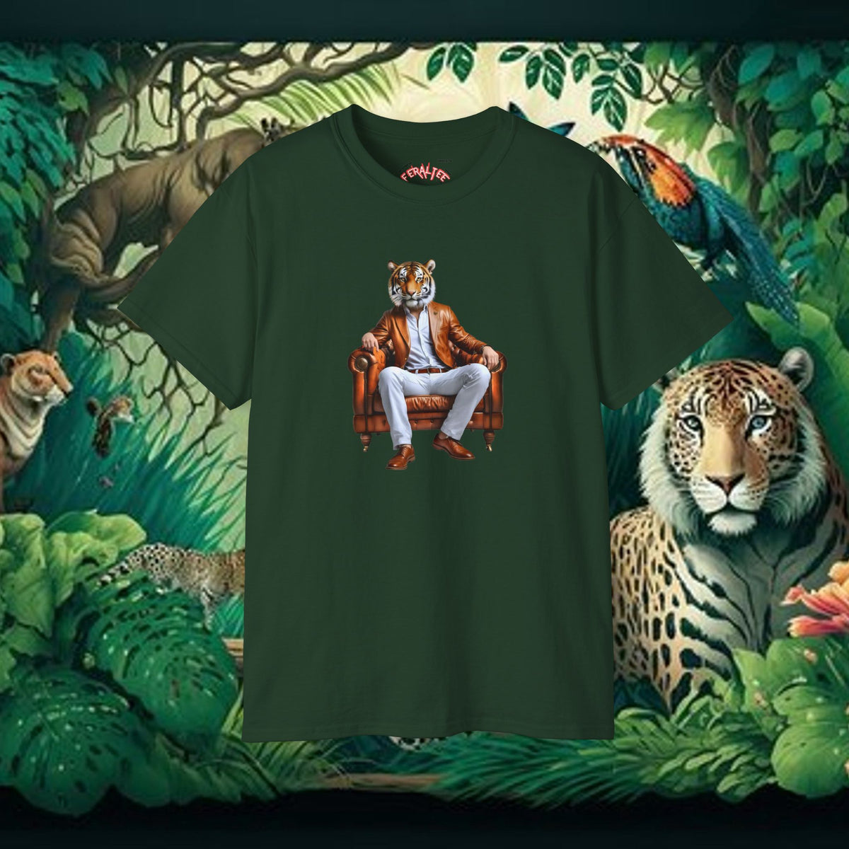 CROUCHING TIGER Unisex Ultra Cotton Tee