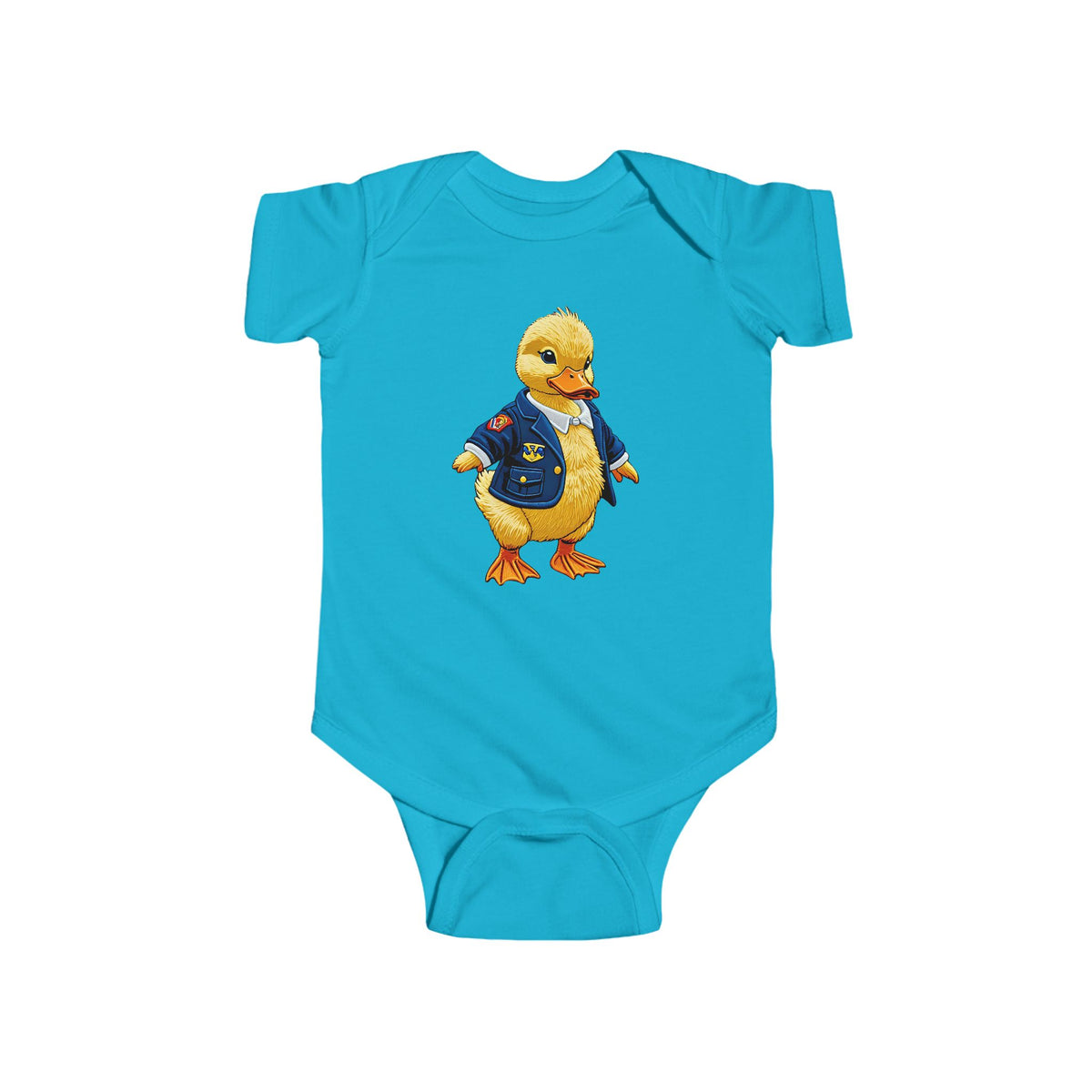 DUCKY DENIM Infant Fine Jersey Bodysuit NB: 0 - 24 mo