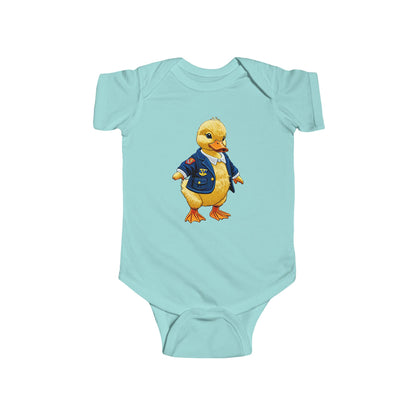 DUCKY DENIM Infant Fine Jersey Bodysuit NB: 0 - 24 mo