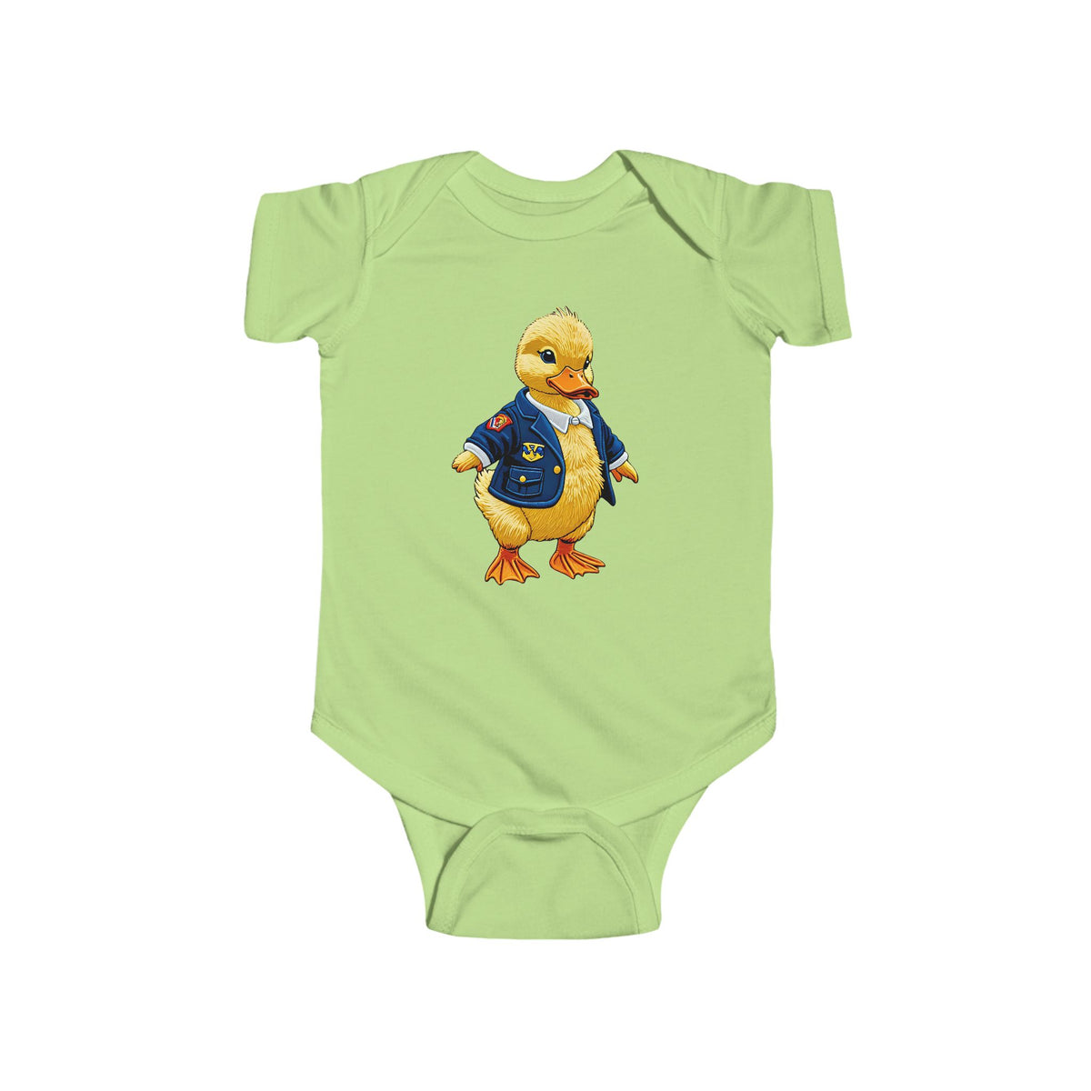 DUCKY DENIM Infant Fine Jersey Bodysuit NB: 0 - 24 mo