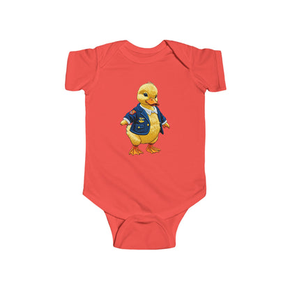 DUCKY DENIM Infant Fine Jersey Bodysuit NB: 0 - 24 mo
