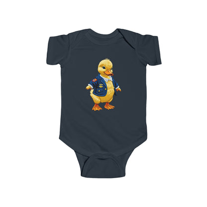 DUCKY DENIM Infant Fine Jersey Bodysuit NB: 0 - 24 mo