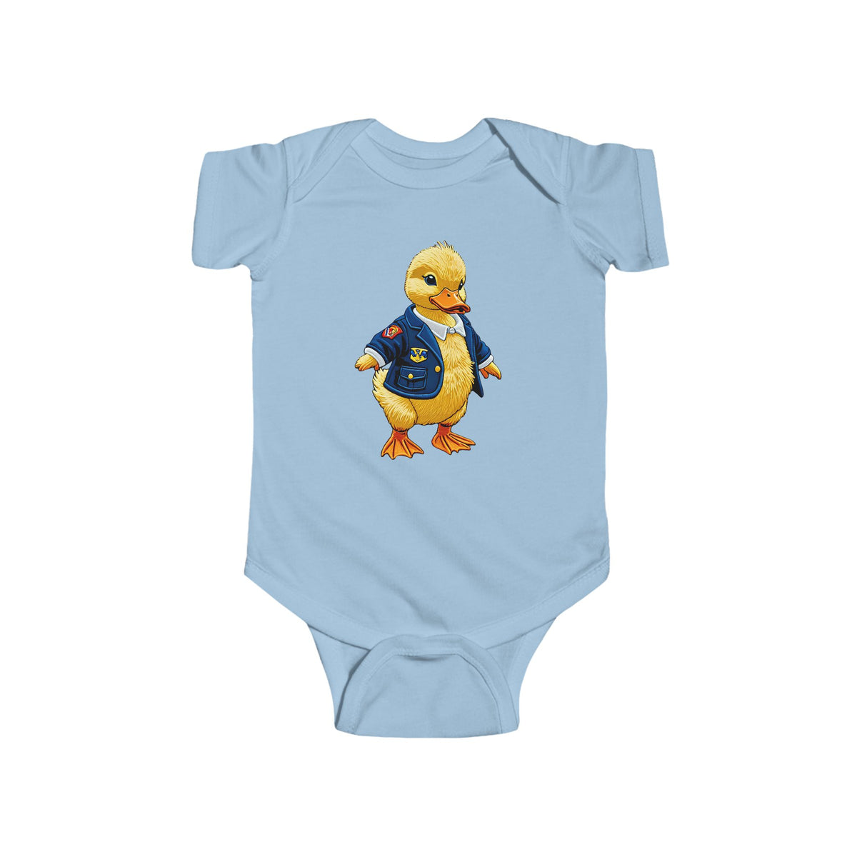 DUCKY DENIM Infant Fine Jersey Bodysuit NB: 0 - 24 mo