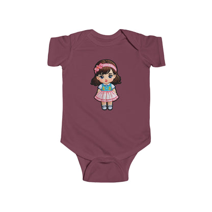 EMILY Infant Fine Jersey Bodysuit NB: 0-24 mos