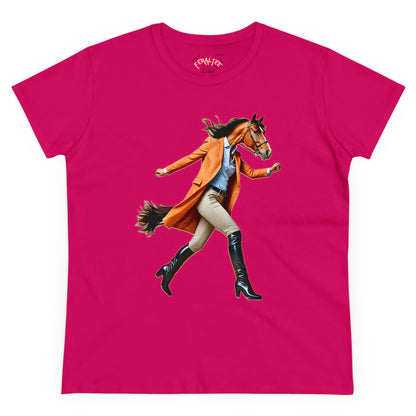 JUMENT Women's Midweight Cotton Tee - 6 Colors Available