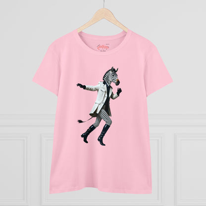Camiseta de algodón de peso medio para mujer ZEB 1