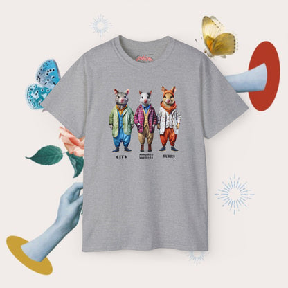 CITY - COUNTRY - BURBS MOUSE Unisex Ultra Cotton Tee