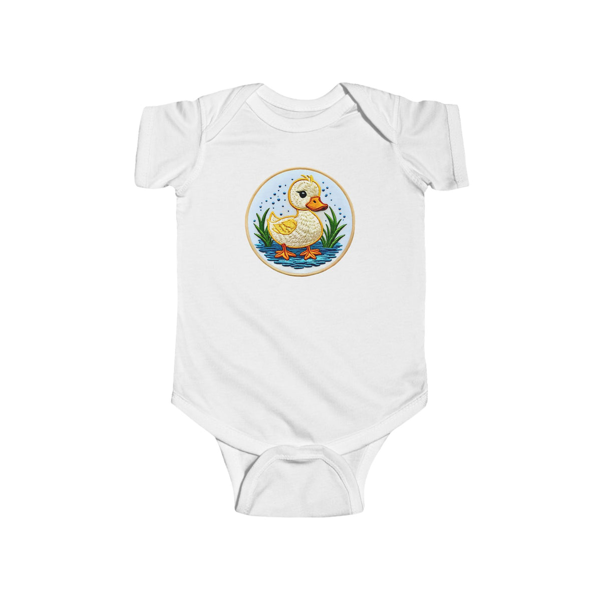 DUCKY CAMEO Infant Fine Jersey Bodysuit NB: 0 - 24 mo