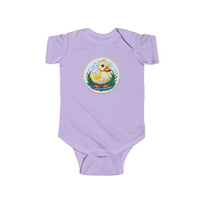 DUCKY CAMEO Infant Fine Jersey Bodysuit NB: 0 - 24 mo