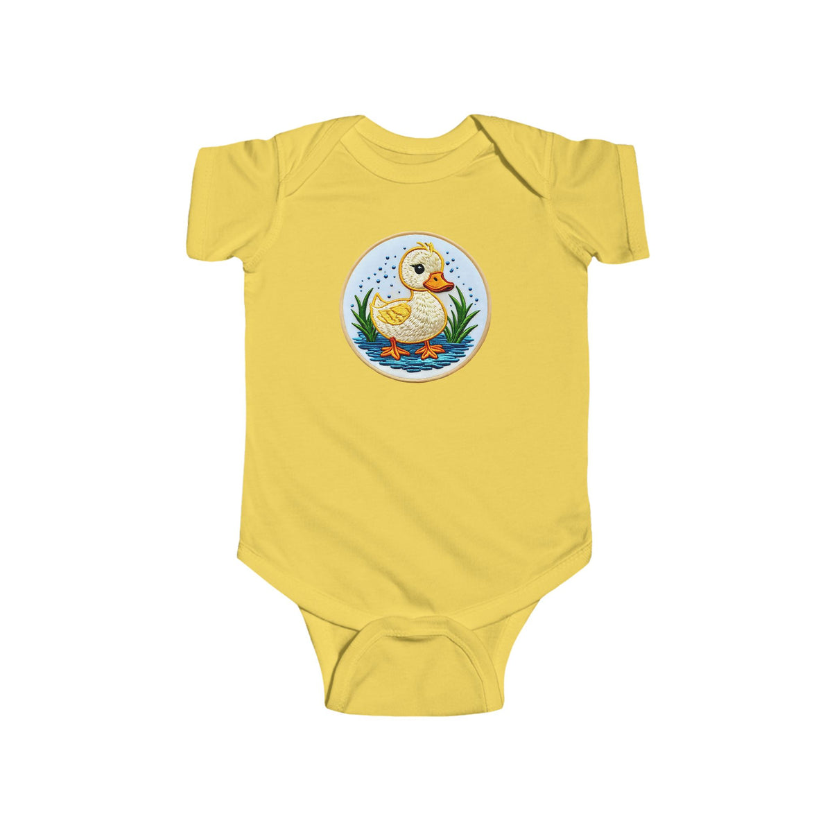 DUCKY CAMEO Infant Fine Jersey Bodysuit NB: 0 - 24 mo