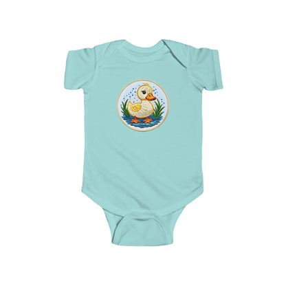 DUCKY CAMEO Infant Fine Jersey Bodysuit NB: 0 - 24 mo