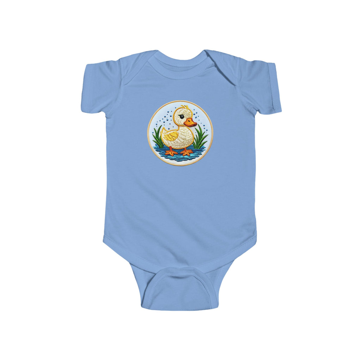 DUCKY CAMEO Infant Fine Jersey Bodysuit NB: 0 - 24 mo