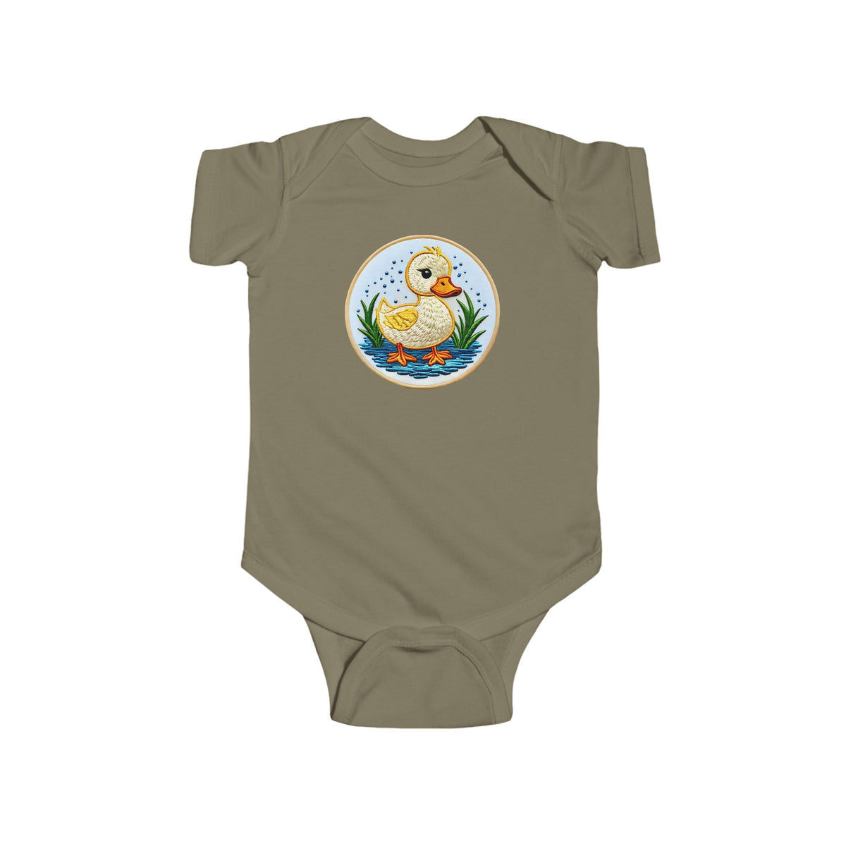 DUCKY CAMEO Infant Fine Jersey Bodysuit NB: 0 - 24 mo