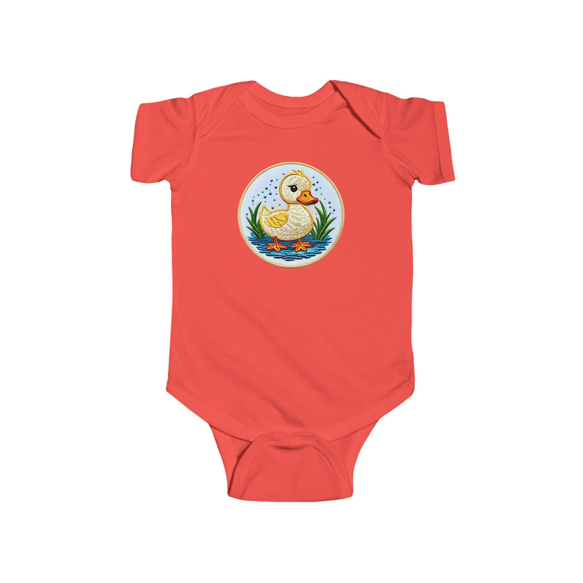 DUCKY CAMEO Infant Fine Jersey Bodysuit NB: 0 - 24 mo