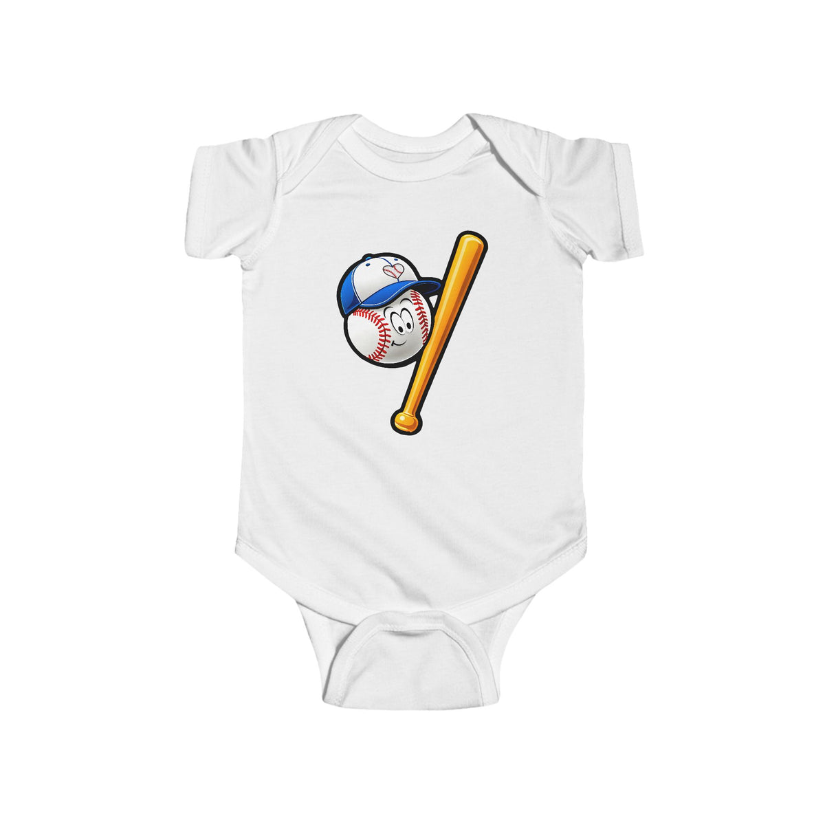 SLUGGER Infant Fine Jersey Bodysuit NB: 0 - 24 mo