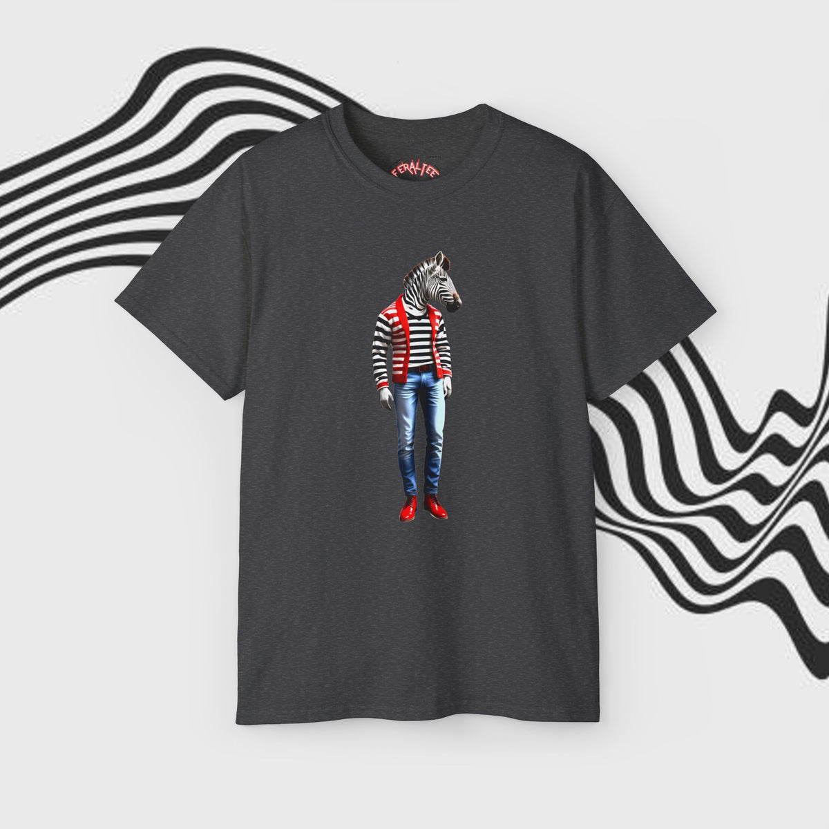 ZEBRO- Camiseta Unisex de Algodón Ultra Fino