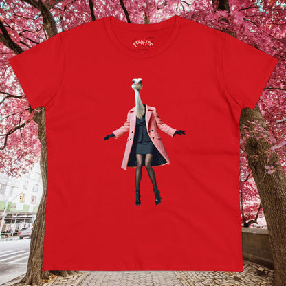 Camiseta de algodón de peso medio para mujer DUCHESS