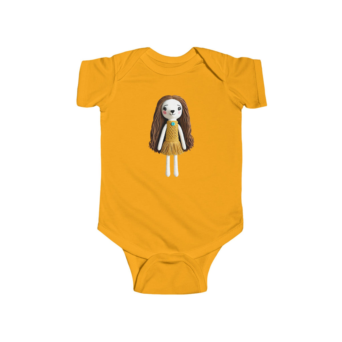 MOLLY Infant Fine Jersey Bodysuit NB: 0-24 mos