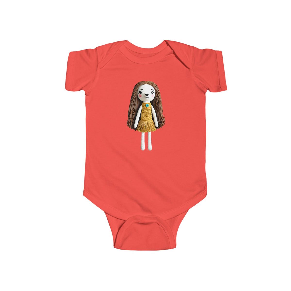 MOLLY Infant Fine Jersey Bodysuit NB: 0-24 mos