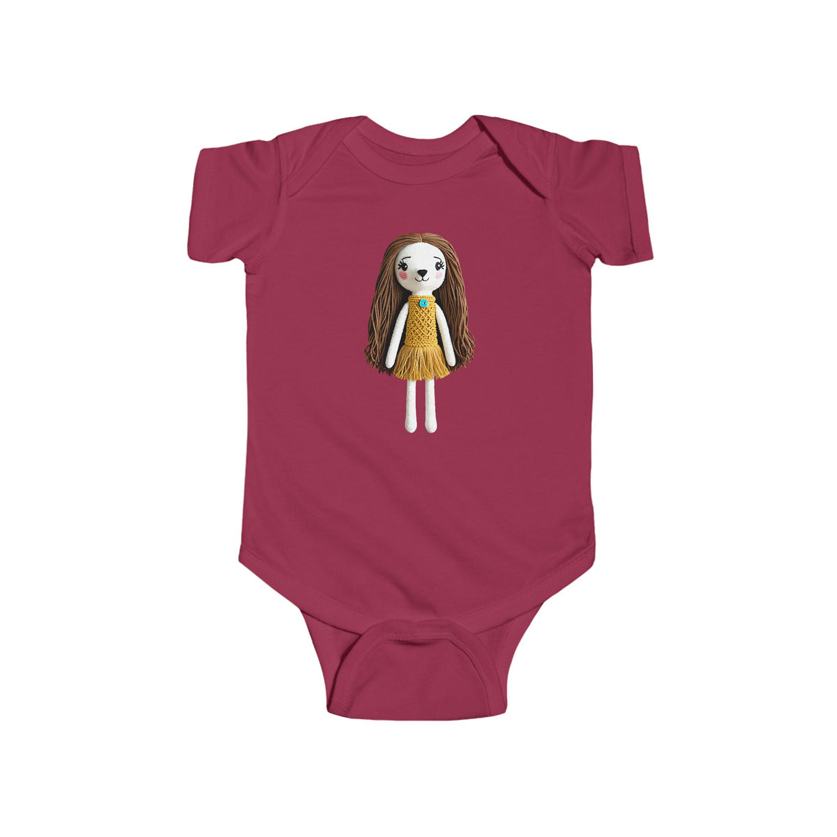 MOLLY Infant Fine Jersey Bodysuit NB: 0-24 mos