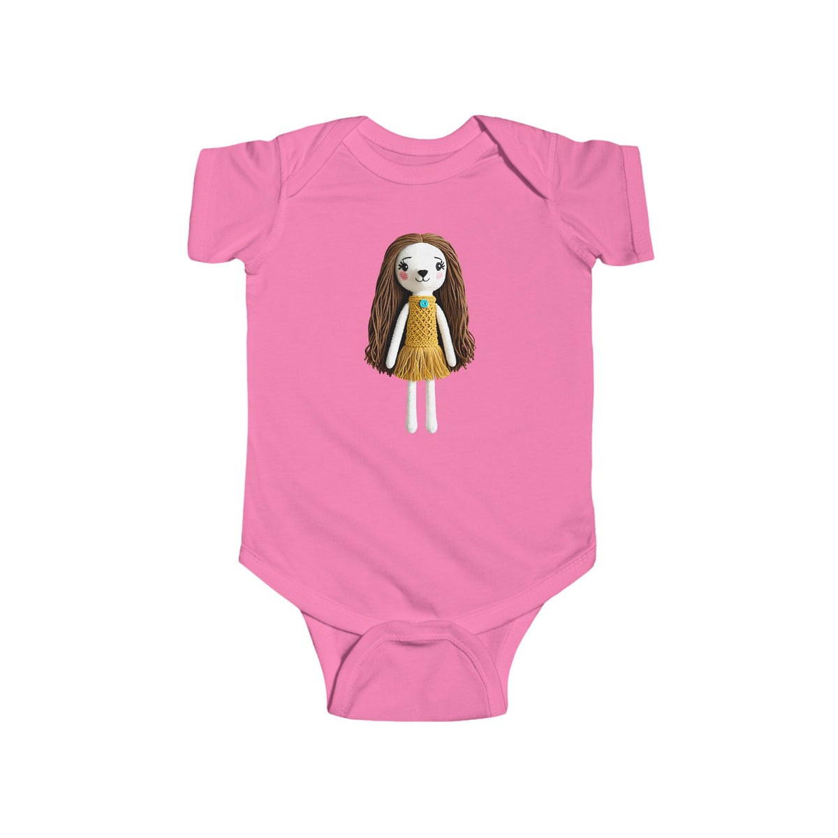 MOLLY Infant Fine Jersey Bodysuit NB: 0-24 mos