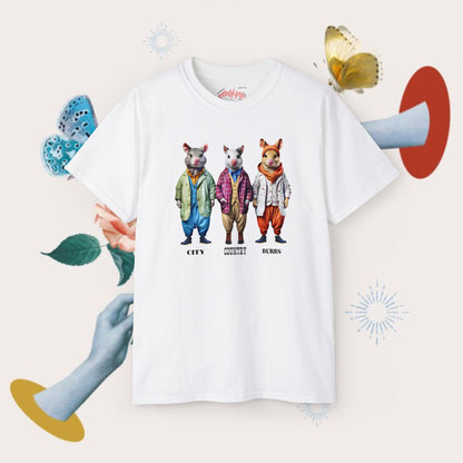 CITY - COUNTRY - BURBS MOUSE Unisex Ultra Cotton Tee