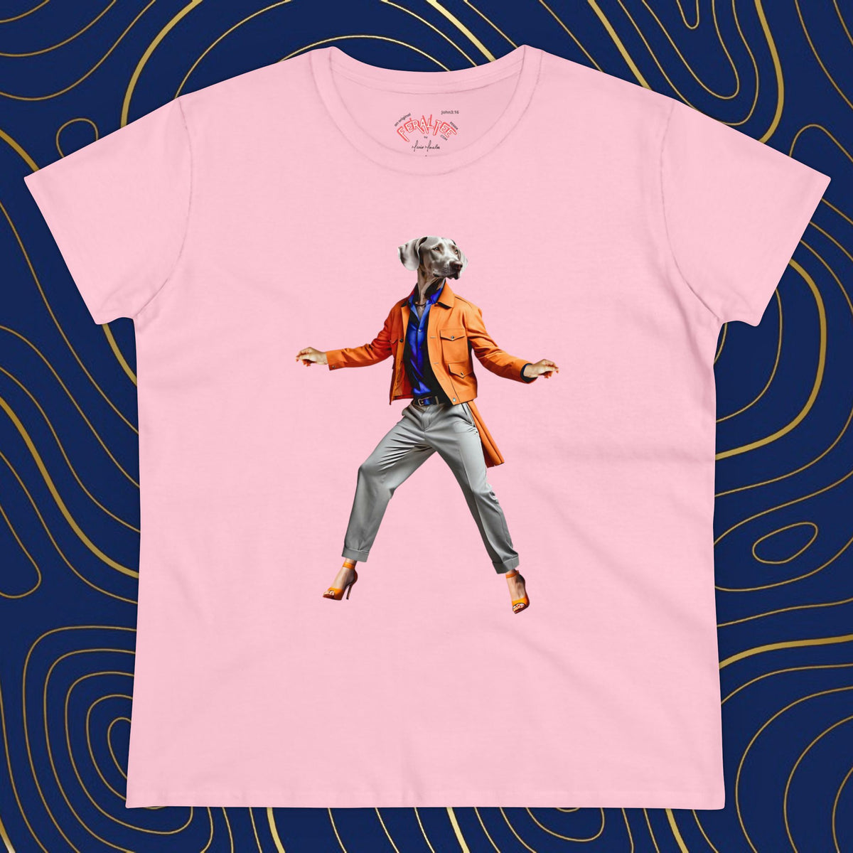 Camiseta de algodón de peso medio para mujer de VOGUE