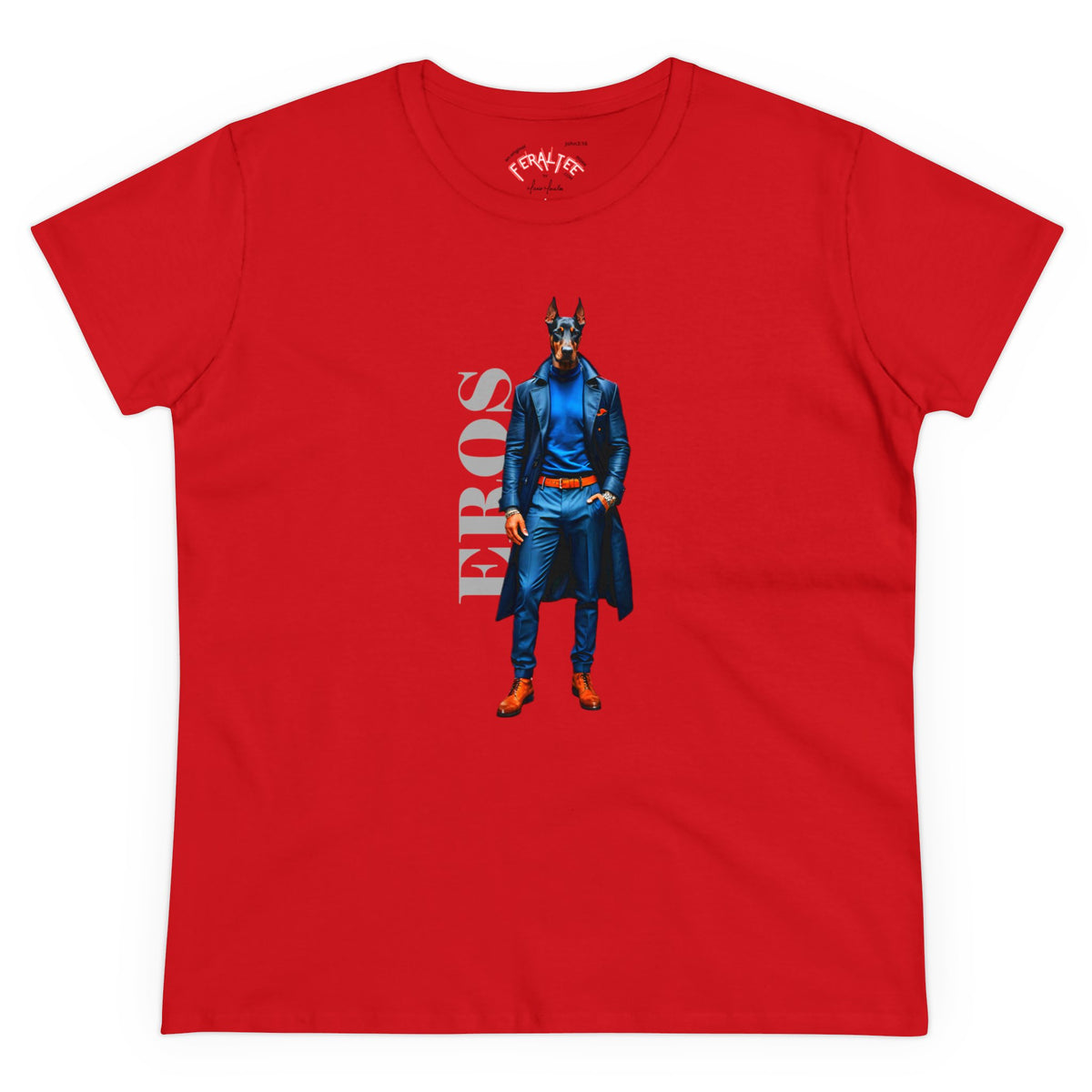 Camiseta de algodón de peso medio para mujer EROS 