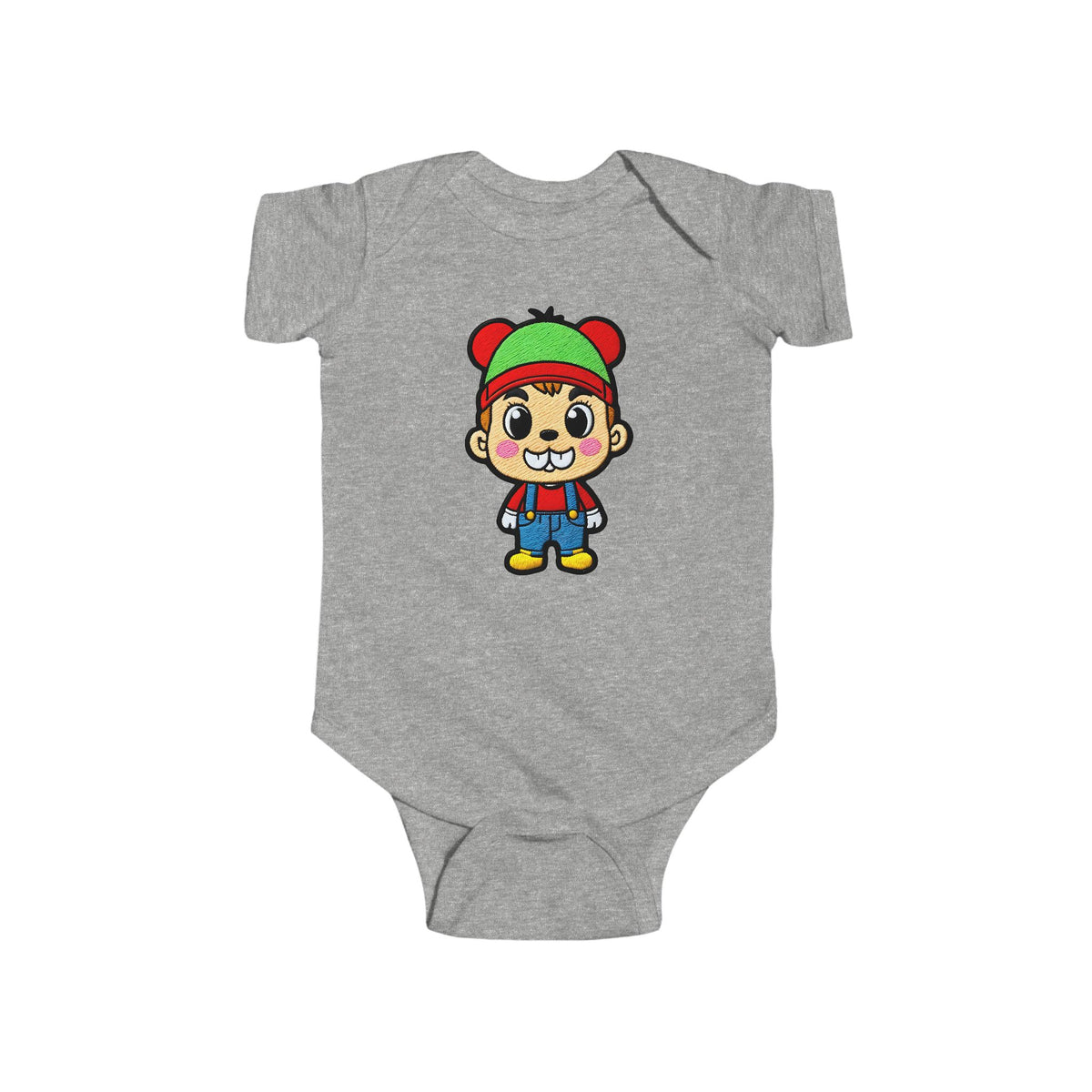 SUPER MARKO Infant Fine Jersey Bodysuit NB: 0 - 24 mo