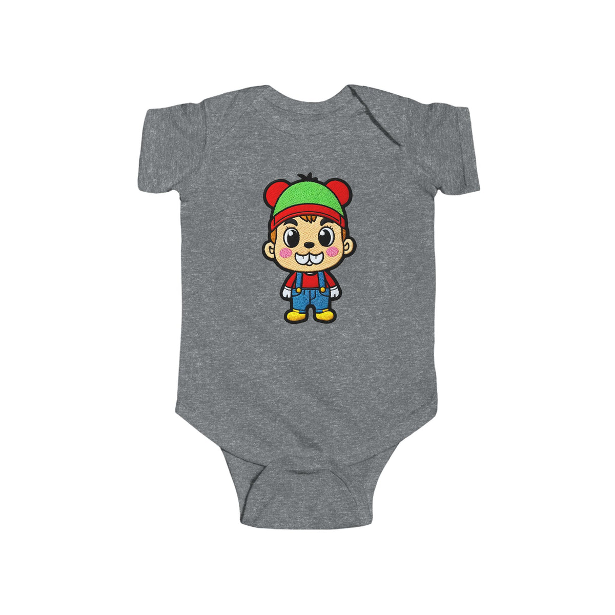 SUPER MARKO Infant Fine Jersey Bodysuit NB: 0 - 24 mo
